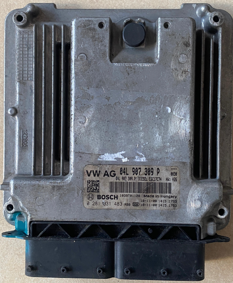 0281031483 VW-AUDİ-SEAT-SKODA MOTOR BEYNİ EDC17C74 - 04L 907 309 P - 0 281 031 483