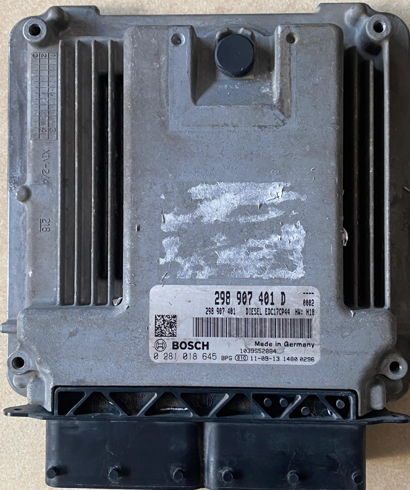 0281018645 VW-AUDİ-SEAT-SKODA MOTOR BEYNİ EDC17CP44 - 298 907 401 D - 0 281 018 645