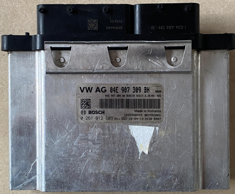 0261S21609 VW-AUDİ-SEAT-SKODA MOTOR BEYNİ MED17.5.25 - 04E 907 309 BH - 0 261 S12 609