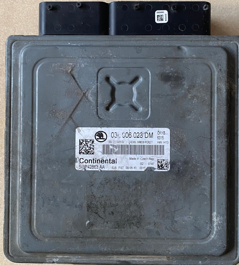 5WP42863AA VW-AUDİ-SEAT-SKODA MOTOR BEYNİ SİMOS PCR2.1 - 03L 906 023 DM - 5WP42863 AA