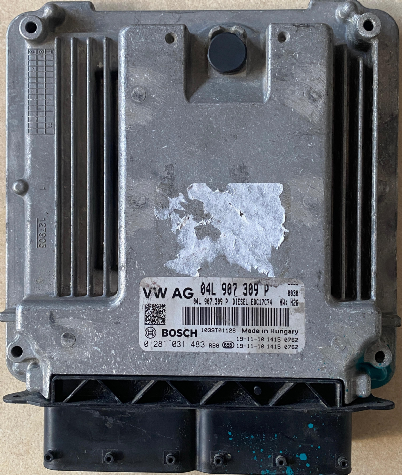 0281031483 VW-AUDİ-SEAT-SKODA MOTOR BEYNİ EDC17C74 - 04L 907 309 P - 0 281 031 483