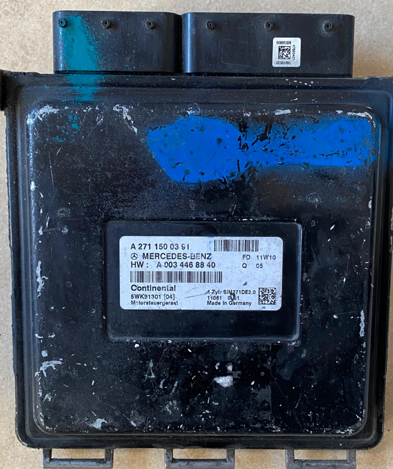 A2711500391 MERCEDES MOTOR BEYNİ - A 003 446 88 40 - 5WK91301  - A 271 150 03 91