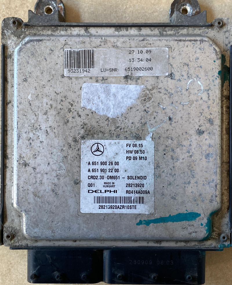 A651 9002600 MERCEDES MOTOR BEYNİ CRD2.30 - A 651 901 22 00 - A 651 900 26 00