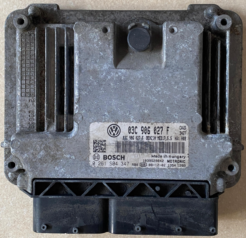 0261S04347 VW - AUDİ - SKODA - SEAT MOTOR BETNİ MED17.5.5 - 03C 906 027 F - 0 261 S04 347