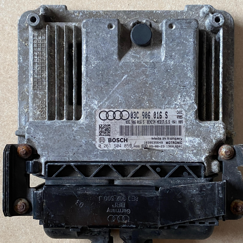 0261S04859 AUDİ MOTOR BEYNİ MED17.5.5 - 03C 906 016 S - 0 261 S04 859
