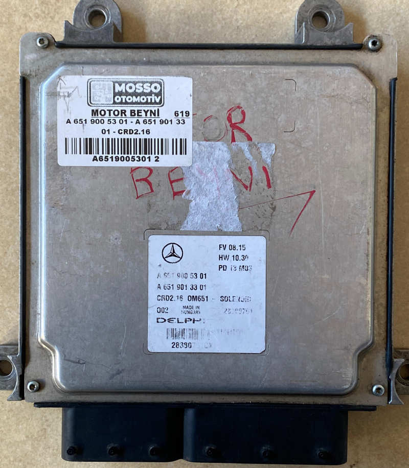 A6519005301 MERCEDES MOTOR BEYNİ CRD2.16 - A 651 900 33 01 - A 651 900 53 01 