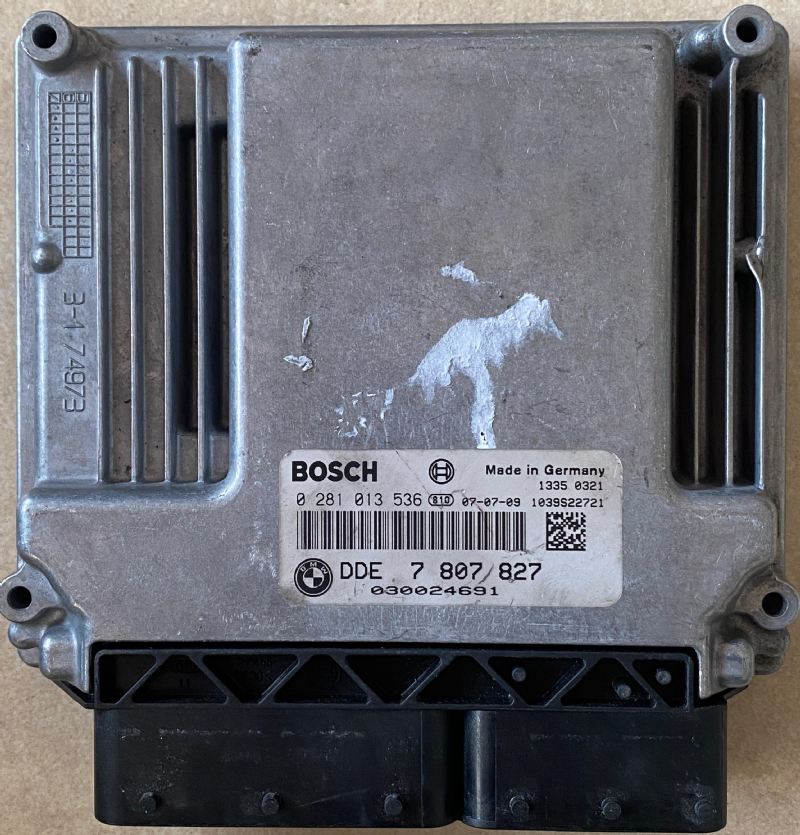 0281013536 BMW MOTOR BEYNİ EDC16CP35 - DDE 7 807 827 - 0 281 013 536
