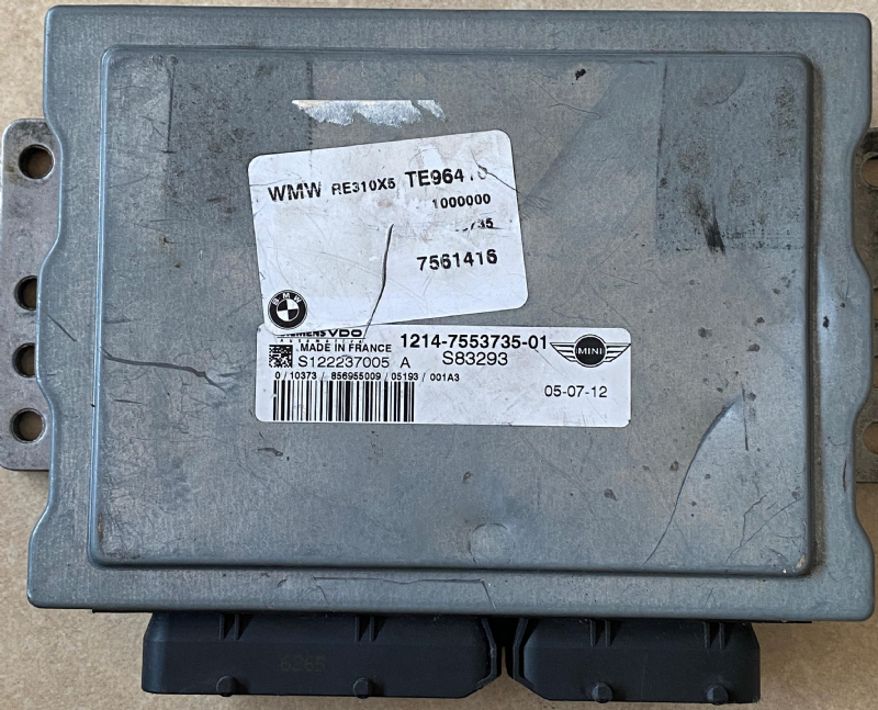 S122237005A BMW-MİNİCOOPER MOTOR BEYNİ S83293 - 1214-7553735-01 - S122237005 A