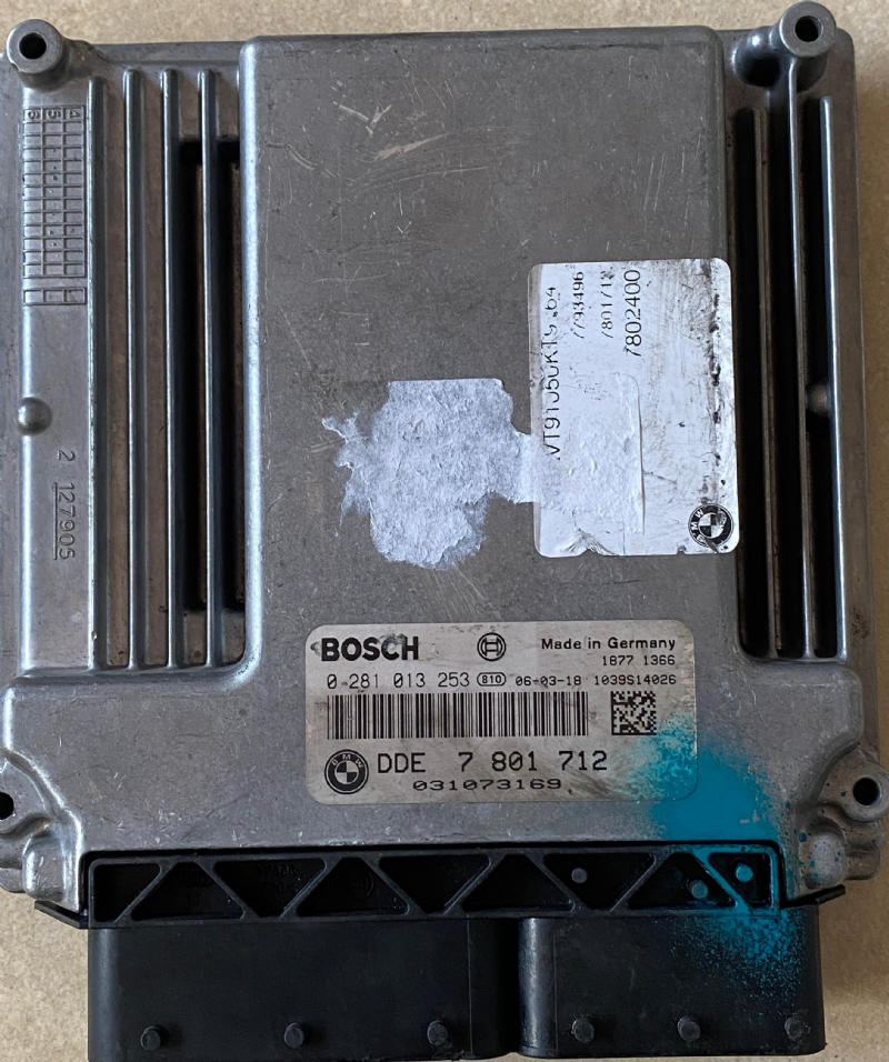 0281013253 BMW MOTOR BEYNİ EDC16CP35 - DDE 7 801 712 - 0 281 013 253