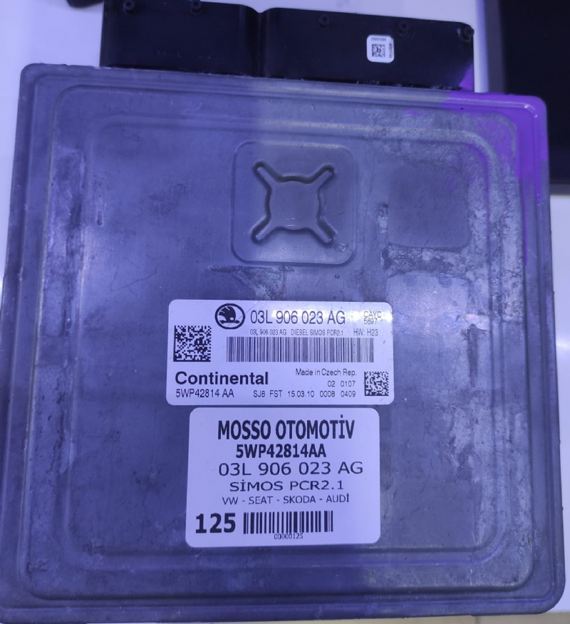 03L906023AG - 5WP42814AA - SKODA OKTAVİA MOTOR BEYNİ SİMOS PCR2.1 - 03L 906 023 AG - 5WP42814AA
