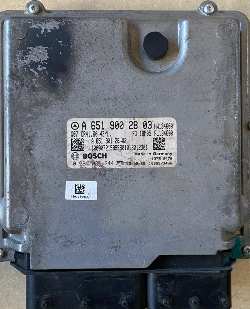 0281031244 MERCEDES MOTOR BEYNİ EDC17C66 - A 651 900 28 03 - 0 281 031 244