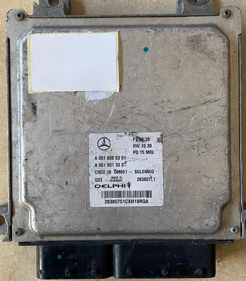 A6519005301 MERCEDES MOTOR BEYNİ CRD2.16 - A 651 901 33 01 - A 651 53 01 