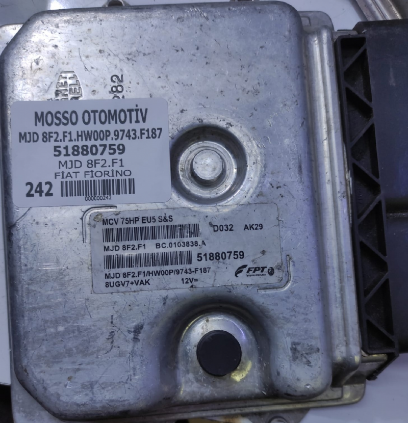 51880759 - MJD8F2.F1.HWOOP.9743.F187 - FİAT FİORİNO MOTOR BEYNİ MJD8F2.F1 - 51880759 - MJD8F2.F1.HWOOP.9743.F187