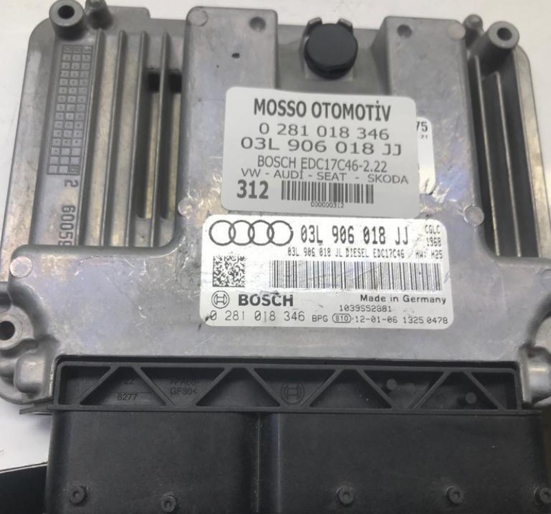 0281018346 - 03L906018JJ - VW -AUDİ - SEAT - SKODA MOTOR BAYNİ EDC17C46 - 0 281 018 346 - 03L 906 018 JJ
