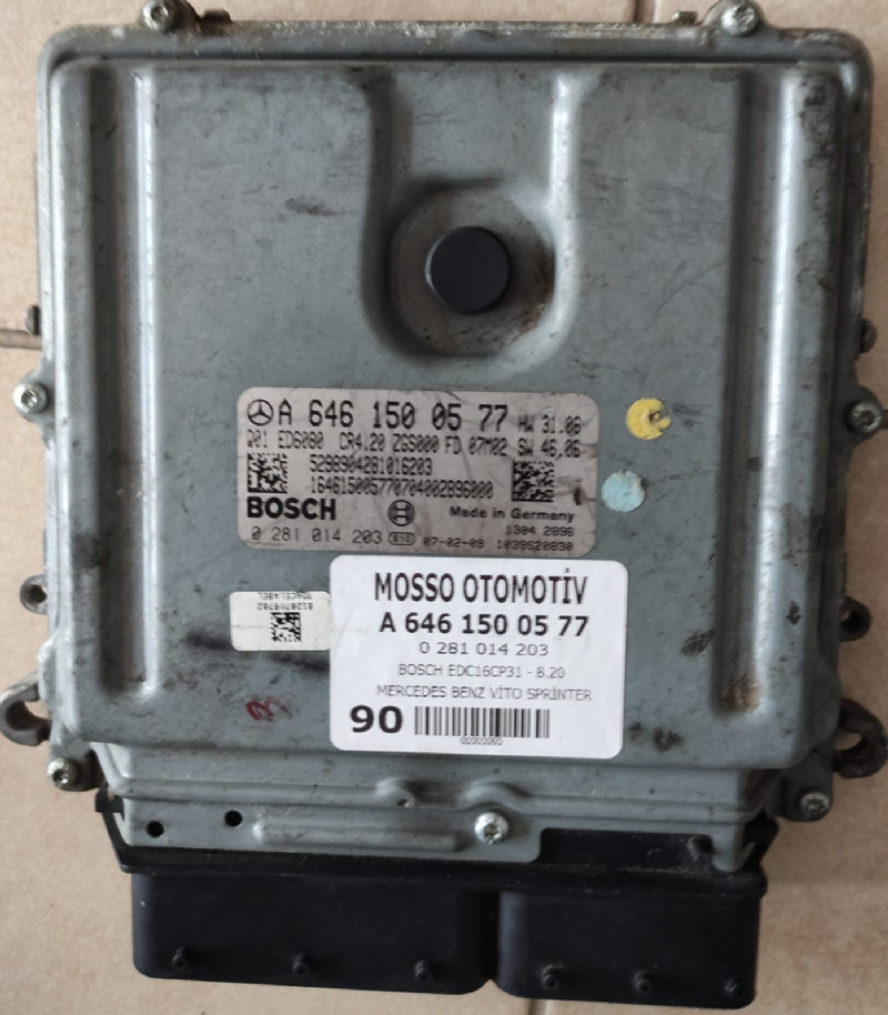 0281014203 - A6461500577 - MERCEDES SPRİNTER MOTOR BEYNİ EDC16CP31 - 0 281 014 203 - A 646 150 05 77