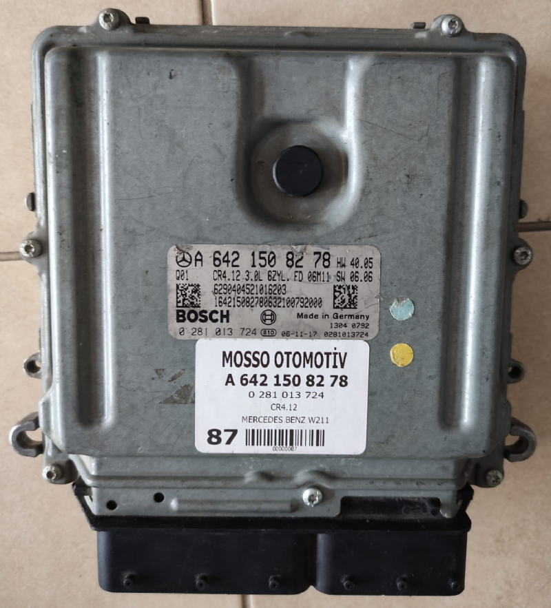 0281013724 - A6421508278 MERCEDES MOTOR BEYNİ CR4.12 - 0 281 013 724 - A 642 150 82 78 