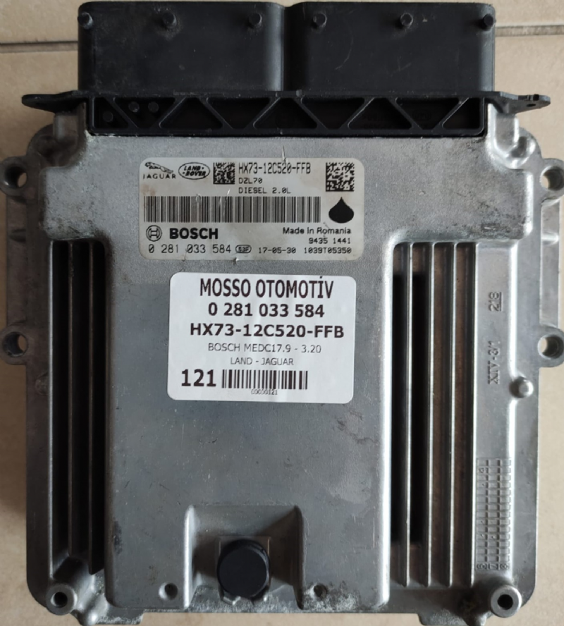 0281033584 - HX73-12C520-FFB - LAND ROVER , JAGUAR MOTOR BEYNİ MEDC17.9 - 0 281 033 584 - HX73-12C520-FFB