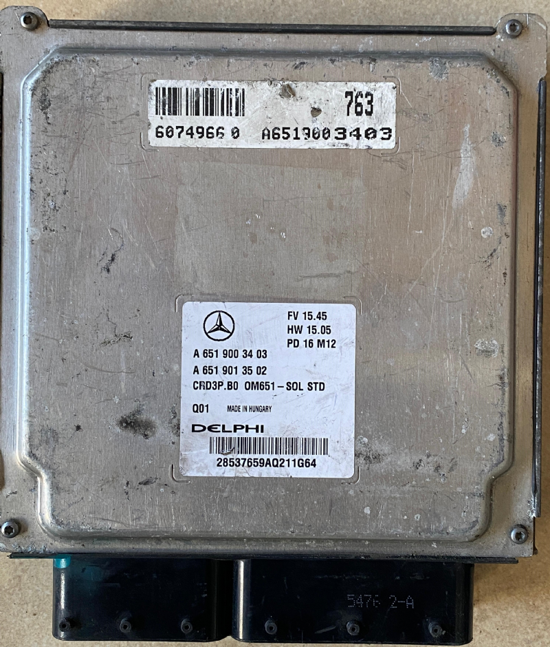 A6519003403 MERCEDES MOTOR BEYNİ - CRD3P - A 651 901 35 02 - A 651 900 34 03