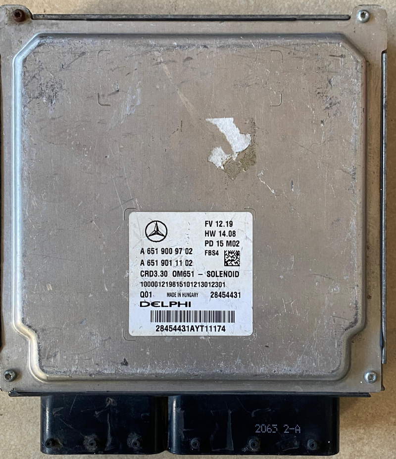 A6519009702 MERCEDES MOTOR BEYNİ CRD3 - A 651 901 11 02 - A 651 900 97 02 