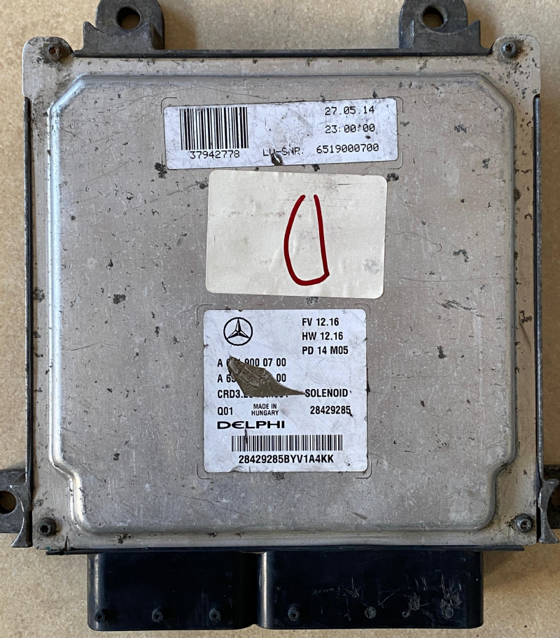 A6519000700 MERCEDES MOTOR BEYNİ CRD3 - A651 901 00 00 - A 651 900 07 00