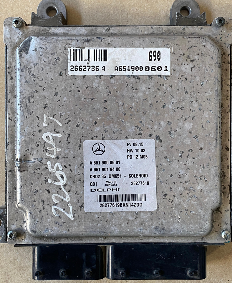 A6519000601 MERCEDES MOTOR BEYNİ CRD2 - A 651 901 94 00 - A 651 900 06 01