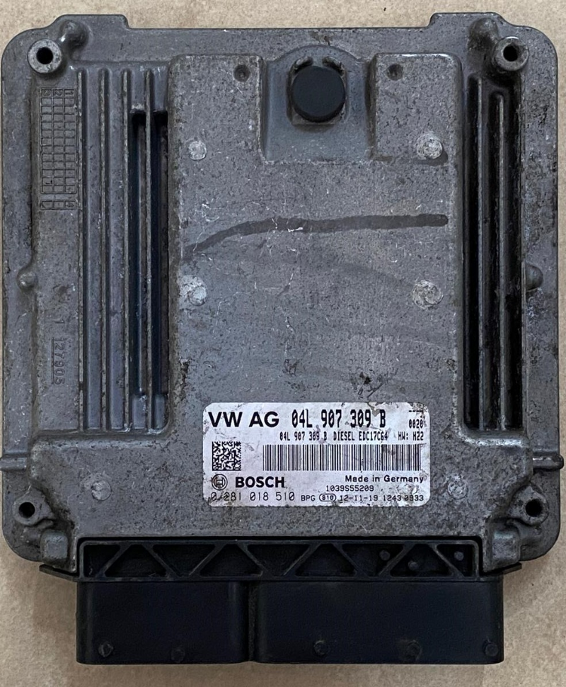 0281018510 VOLKSWAGEN GOLF MOTOR BEYNİ EDC17C64 - 04L 907 309 B - 0 281 018 510