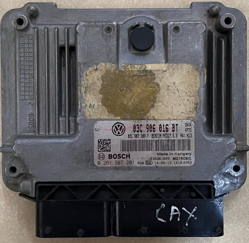 0261S07201 VOLKSWAGEN JETTA MOTOR BEYNİ MED17.5.5 - 0 261 S07 201 -03C 906 016 BT