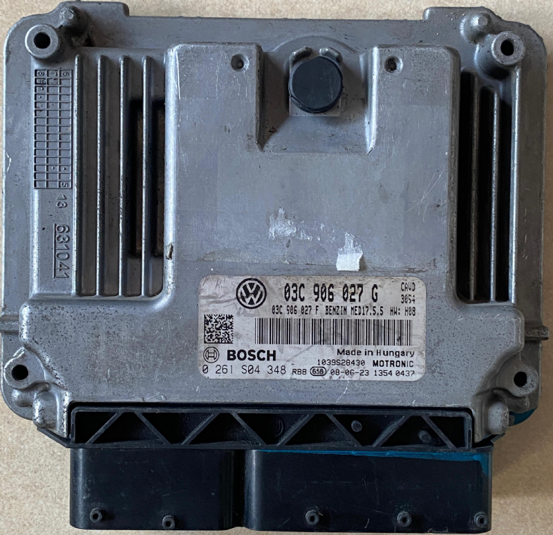 0261S04348 VW-AUDİ-SEAT-SKODA METOR BEYNİ MED17.5.5 - 03C906027G - 0 261 S04 348