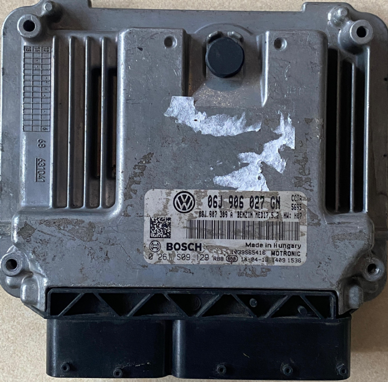 0261S09129 VW-AUİ-SEAT-SKODA MOTOR BEYNİ MED17.5.2 - 06J906027GN - 0 261 S09 129